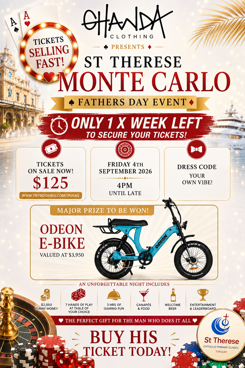 Monte Carlo Father's Day Evening