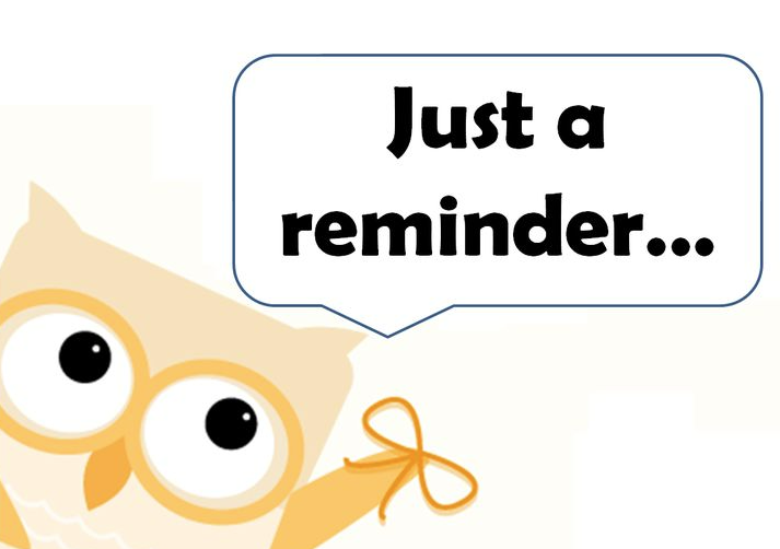 Last Day of Term 3 - TOMORROW