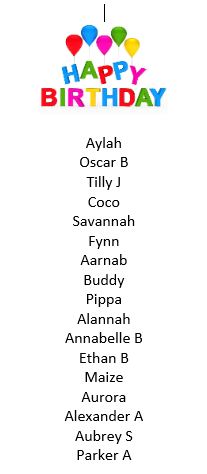 October Birthdays 